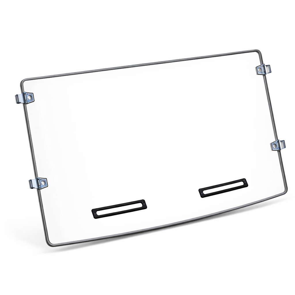 Pełna przednia szyba z wentylacją – poliwęglan